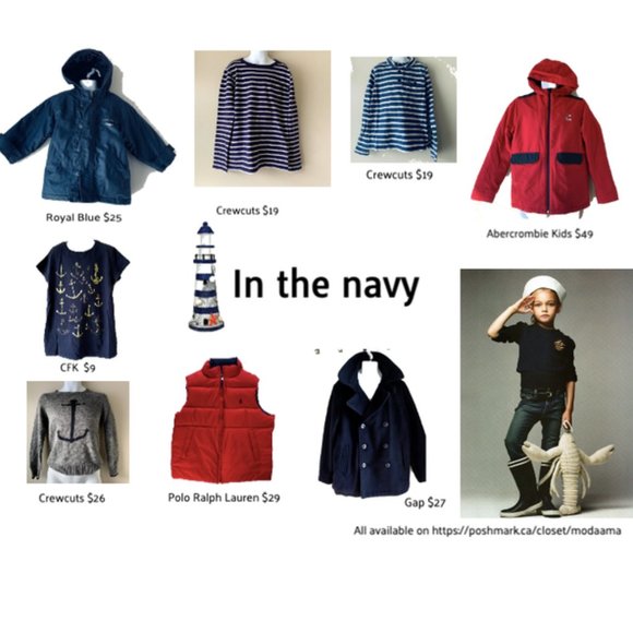 GAP KIDS navy peacoat size S - Picture 7 of 8